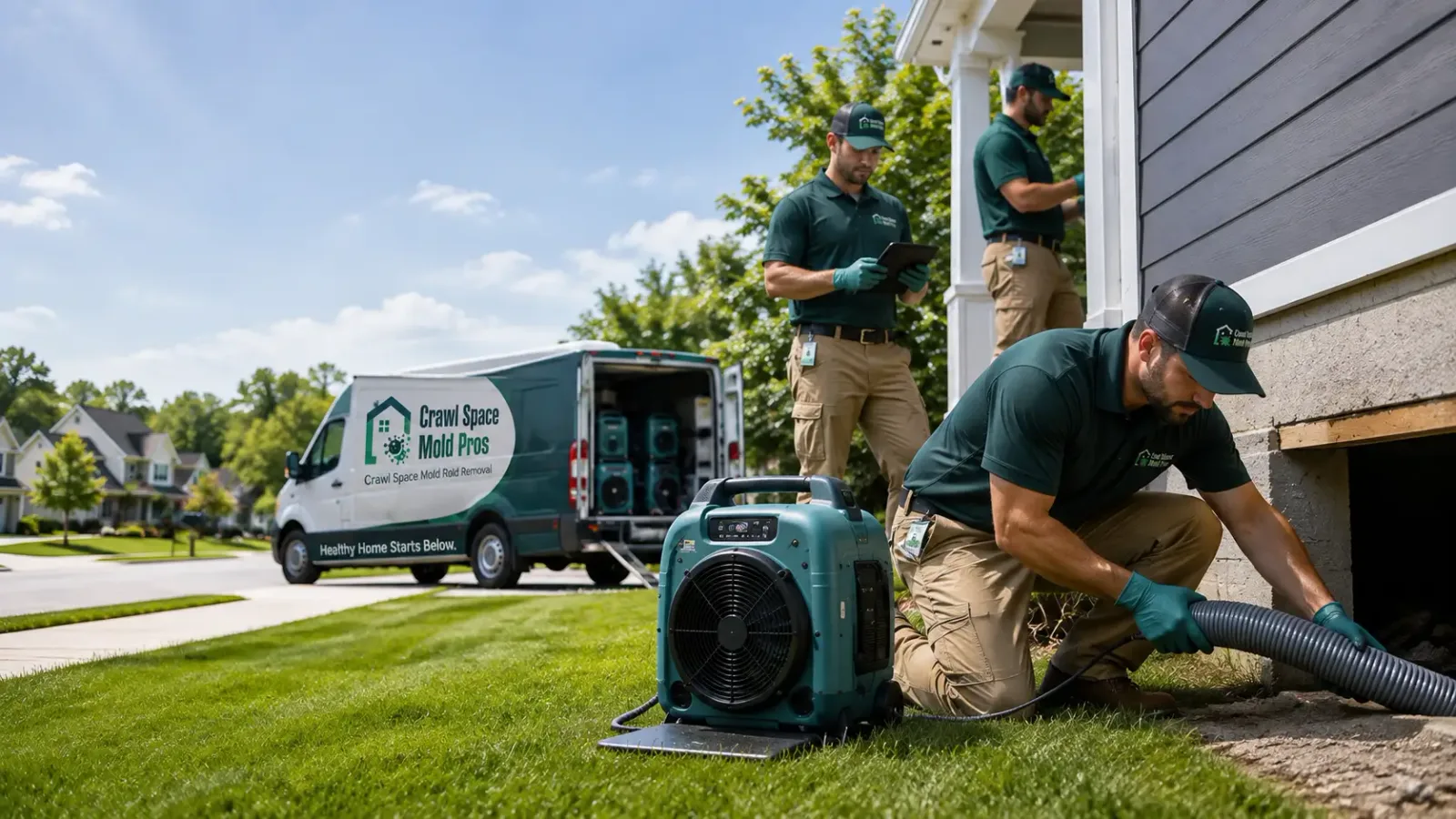 Crawl Space Mold Removal in Goleta, CA